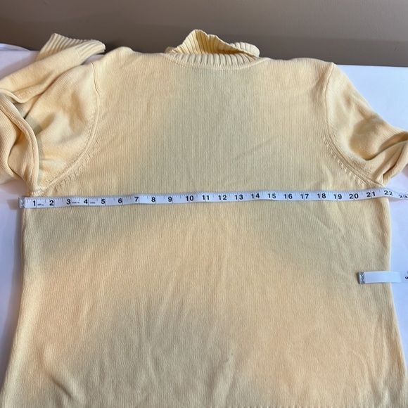 Croft & Barrow Yellow Turtleneck Sweater | Size XL - Picture 5 of 8